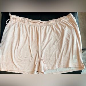 Rae Dunn Light Blush Pink Lounge / Sleep Shorts NWOT Size XL